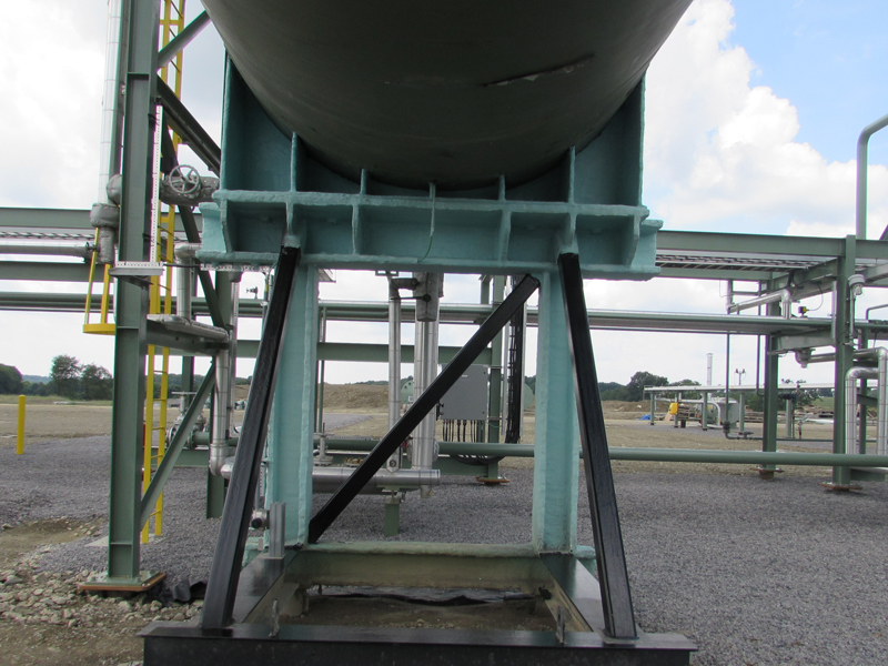Fireproofing of Tank Legs